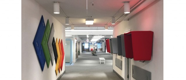 Oversize absorbing wall panels